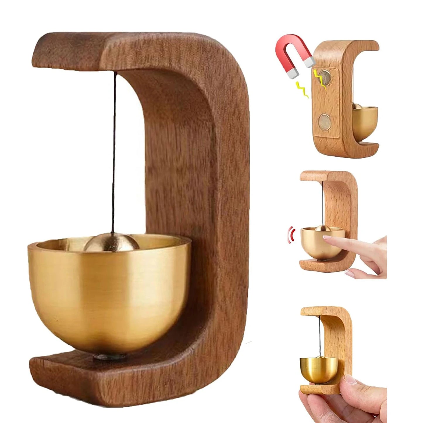 Magnetic Brass Door Chime