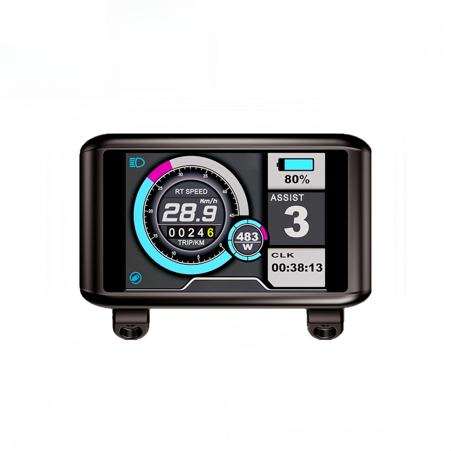 72V 3000W Elcykel Konverteringssæt – Baghjulsmotor (24–29” / 700C) MTX39 Med 72V 26Ah Trekantsbatteri