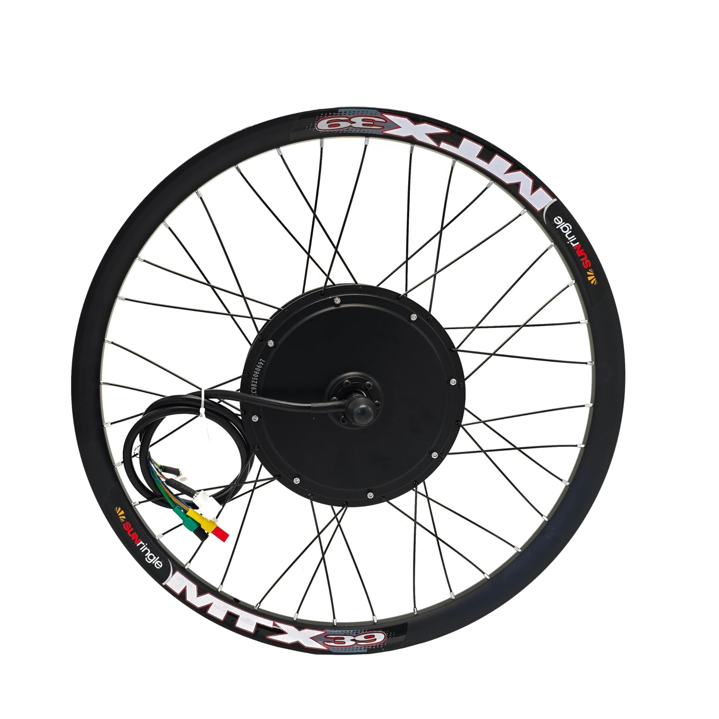 72V 3000W Elcykel Konverteringssæt – Baghjulsmotor (24–29” / 700C) MTX39 Med 72V 26Ah Trekantsbatteri