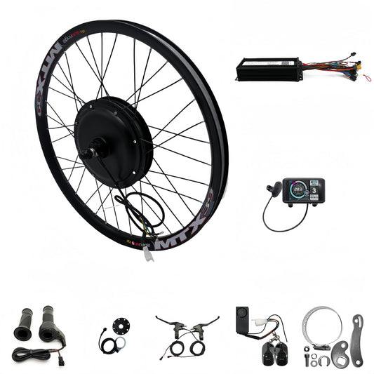 1500W Baghjul Elcykel Konverteringssæt (48V–72V, 20–29”)