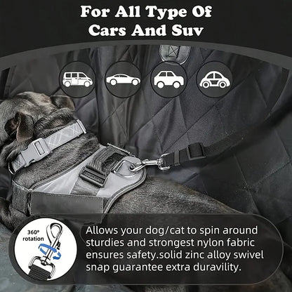 Dog Seat Belt for Vehicle Secure, Pet Car Tether Safety Leash for Dogs In Vehicles, Dog Seatbelt Tether,  Christmas Gift