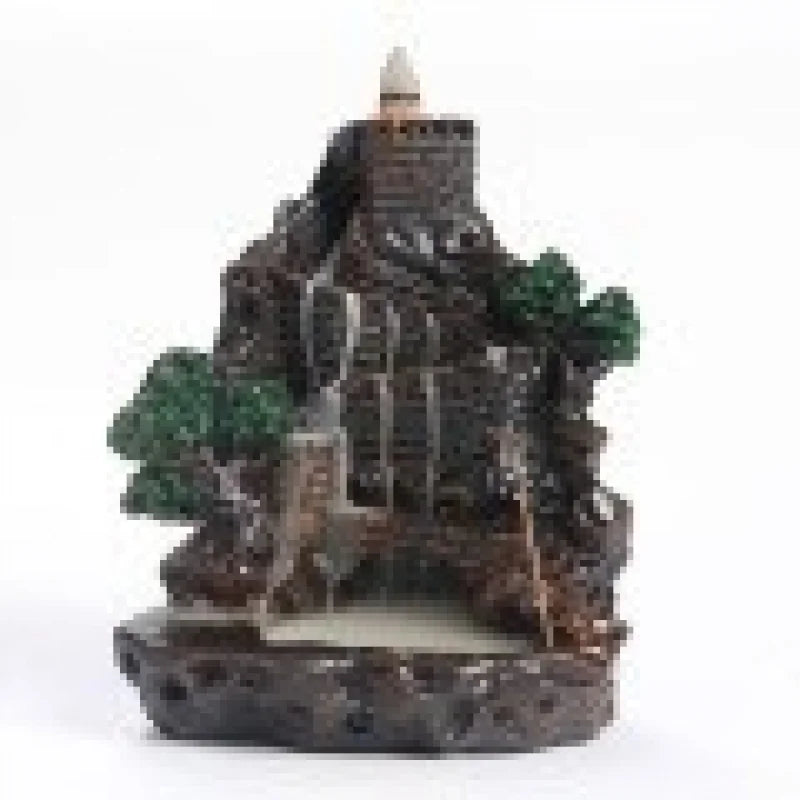 Fake Mountain Water Flow Ornament Home Desktop Resin Decoration Gift Housewarming Opening Living Room Wealth Attracting B