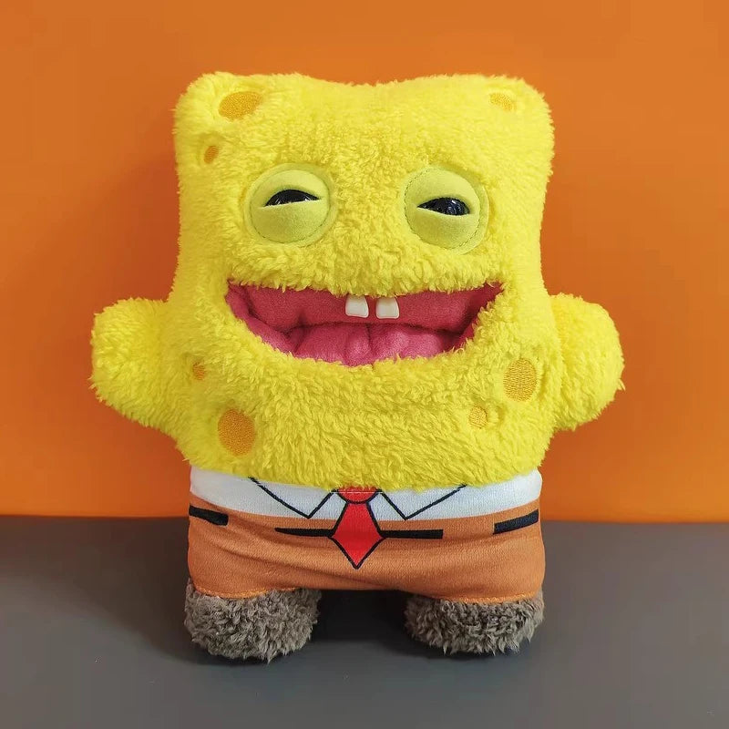 ZURU Fuggler Spongebob Plush Toy Cute Funny Patrick Star Stuffed Animals Soft Plushies Tooth Monster Doll Children Toys Birthday