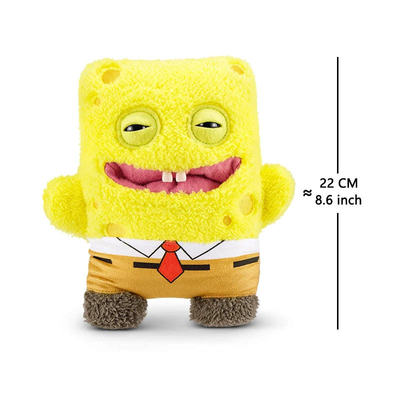 ZURU Fuggler Spongebob Plush Toy Cute Funny Patrick Star Stuffed Animals Soft Plushies Tooth Monster Doll Children Toys Birthday