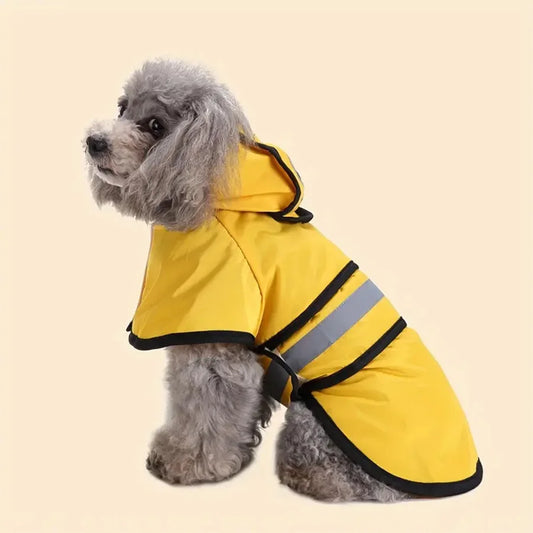 Waterproof Dog Raincoat — Adjustable Windproof Jacket for Dogs