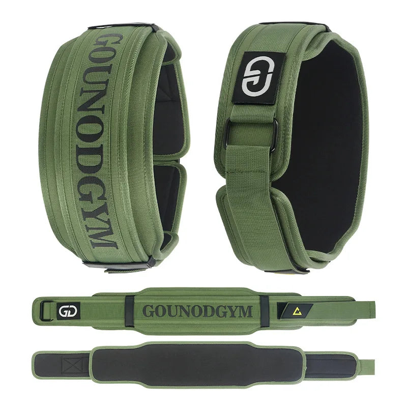 Weightlifting Waist Support Belt — Adjustable Lumbar Support