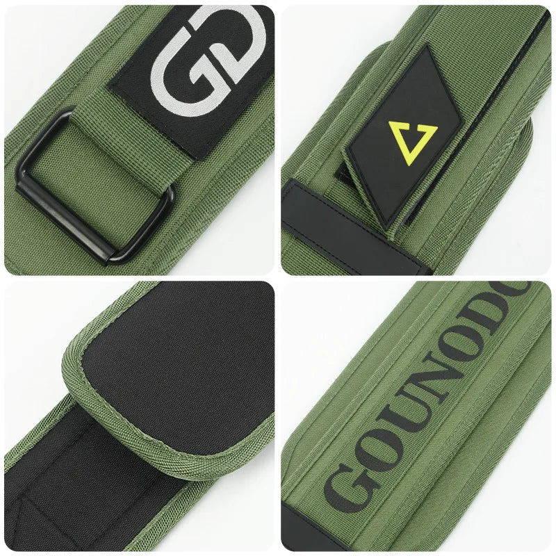 Weightlifting Waist Support Belt — Adjustable Lumbar Support