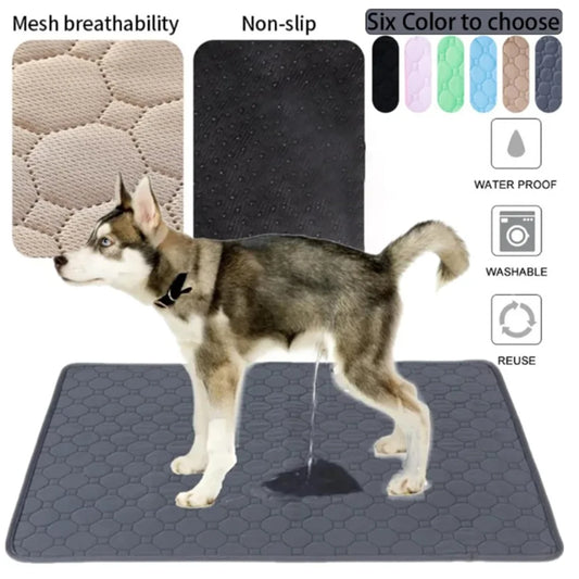 Reusable Washable Pet Pee Pad — Waterproof Training Mat for Dogs & Cats