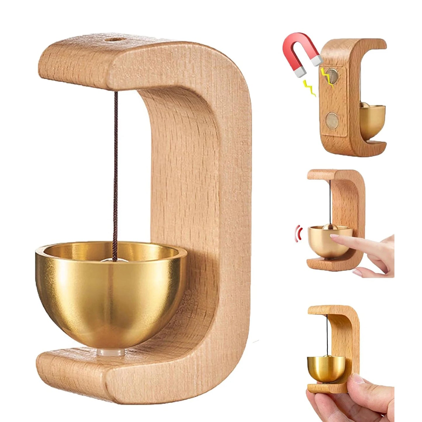 Magnetic Brass Door Chime